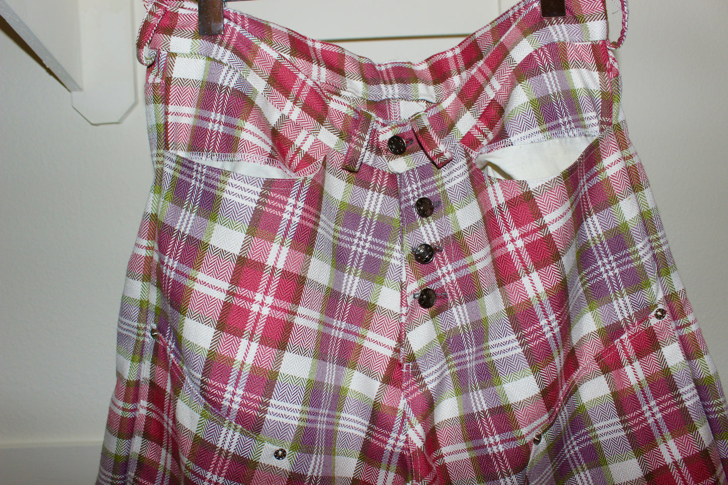 Plaid Doubleknee shorts
