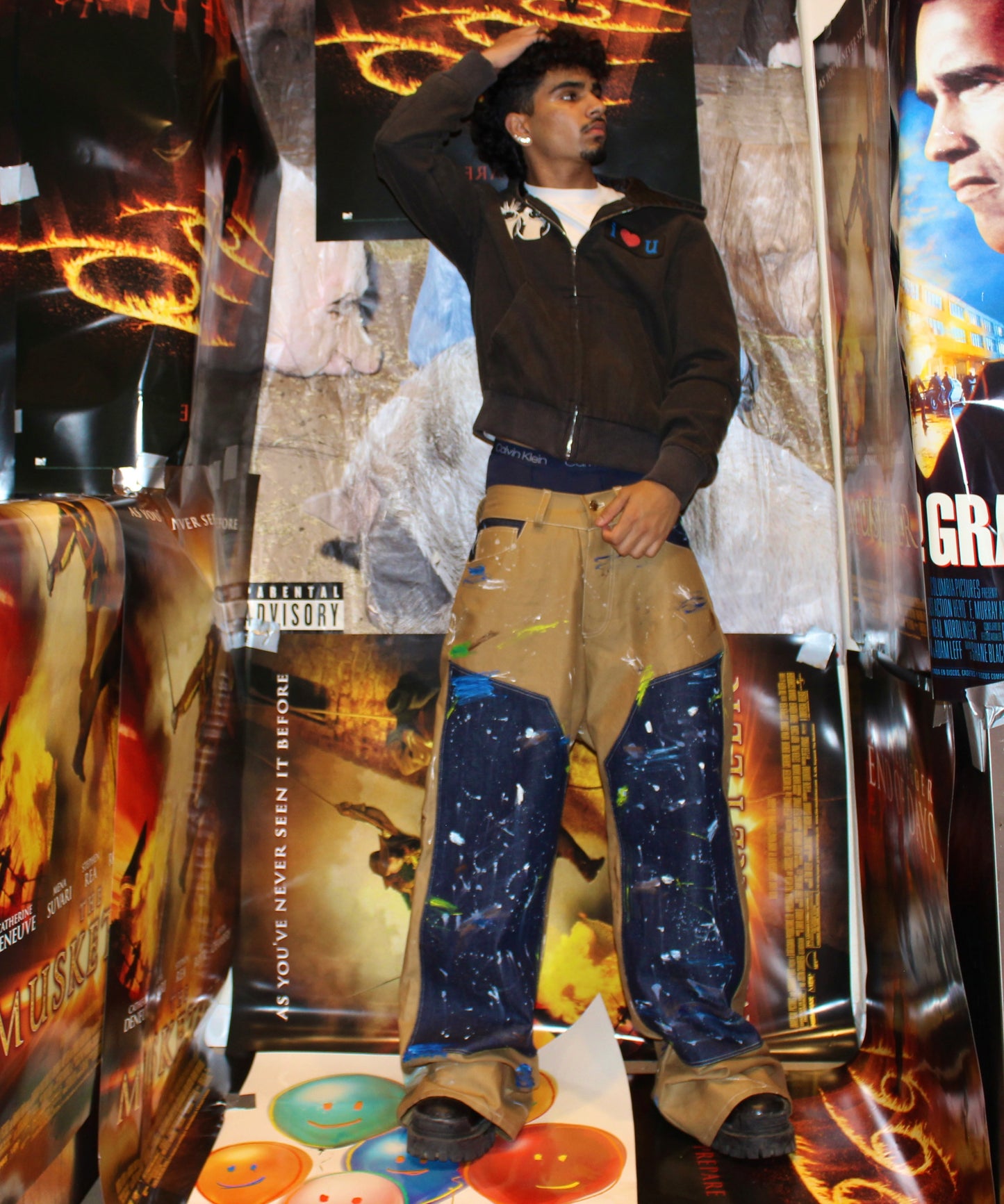 Doubleknee workwear paint pants