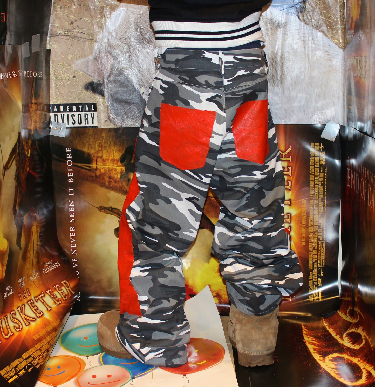 Camo painted pants