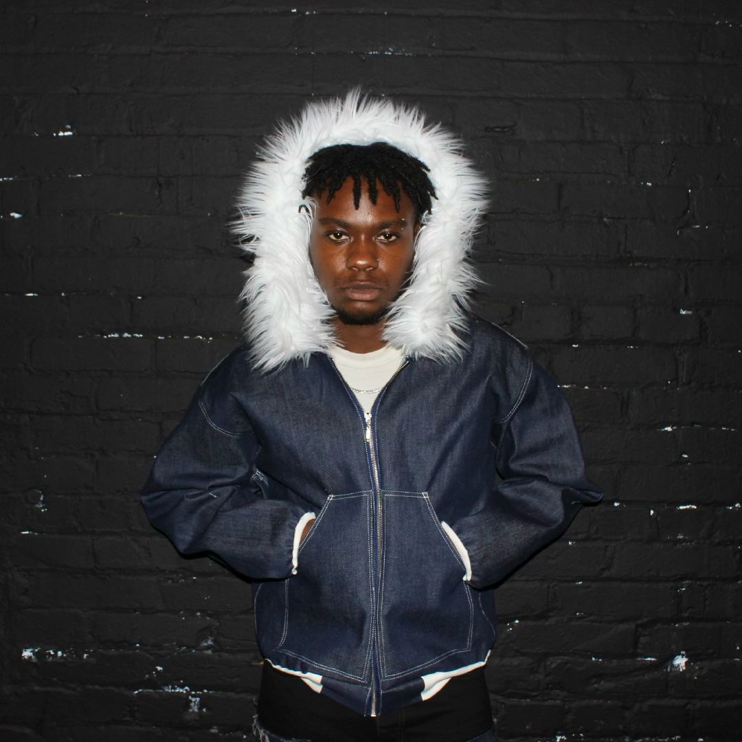 Allure Fur Hoodie V2 Indigo