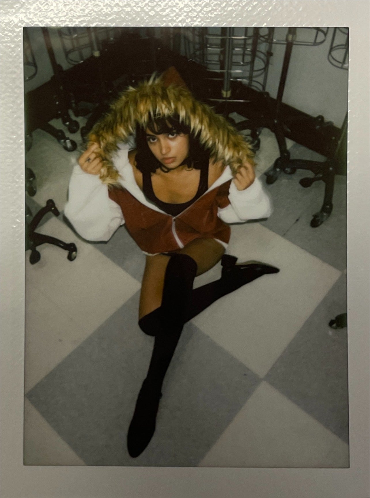 Allure Fur Hoodie V2 ² “Lipstick”
