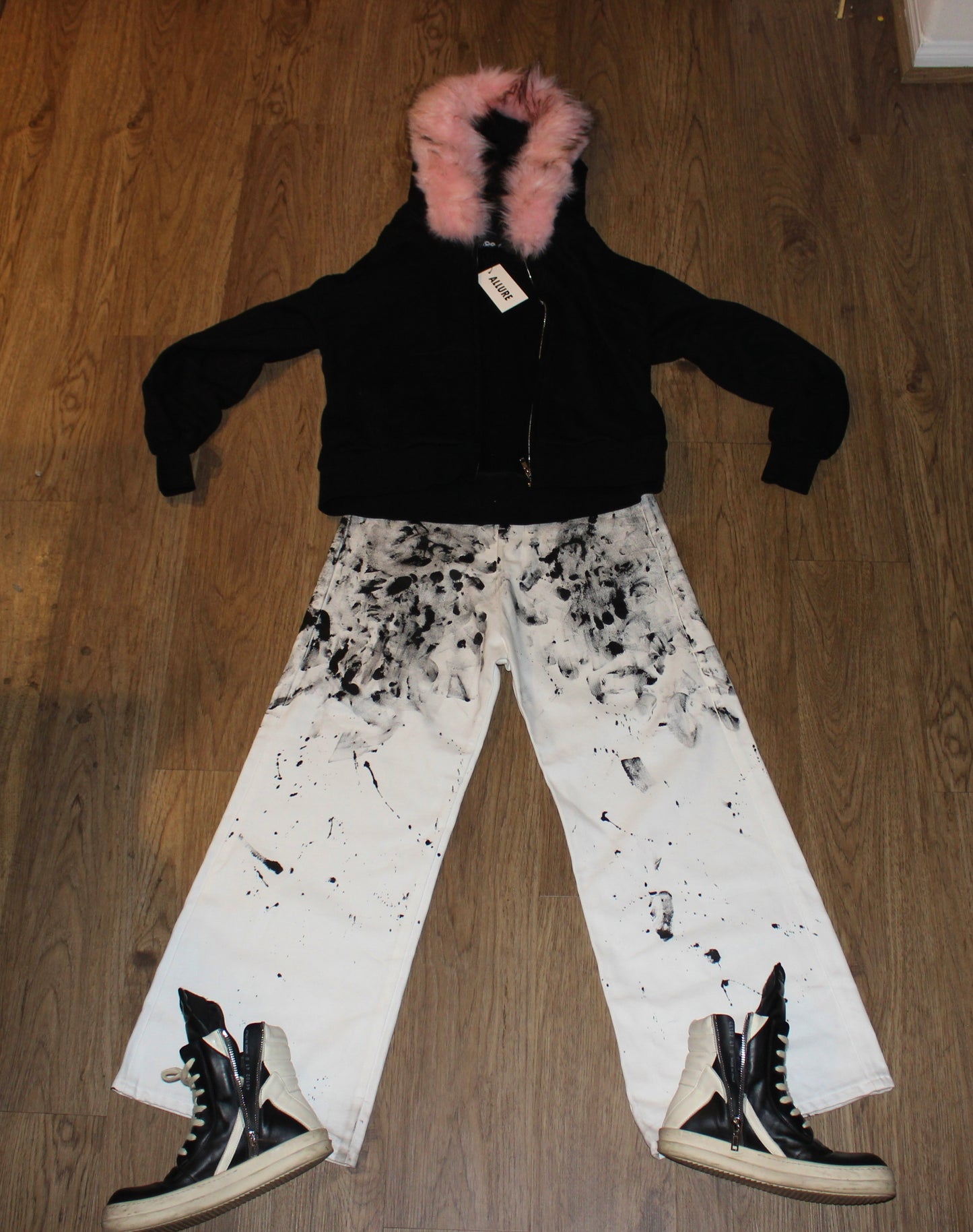 Baggy Paint Denim