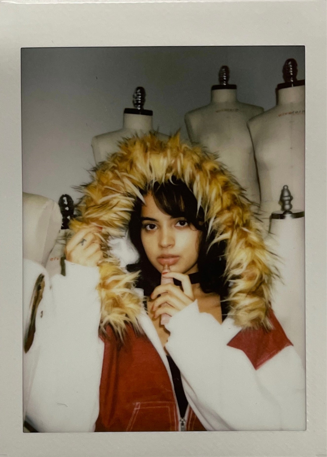 Allure Fur Hoodie V2 ² “Lipstick”