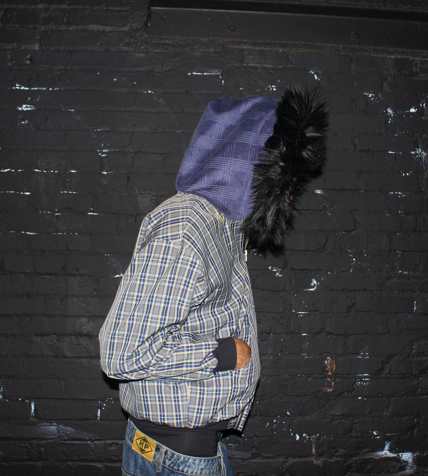 Allure Fur Hoodie V2 Canvas Plaid