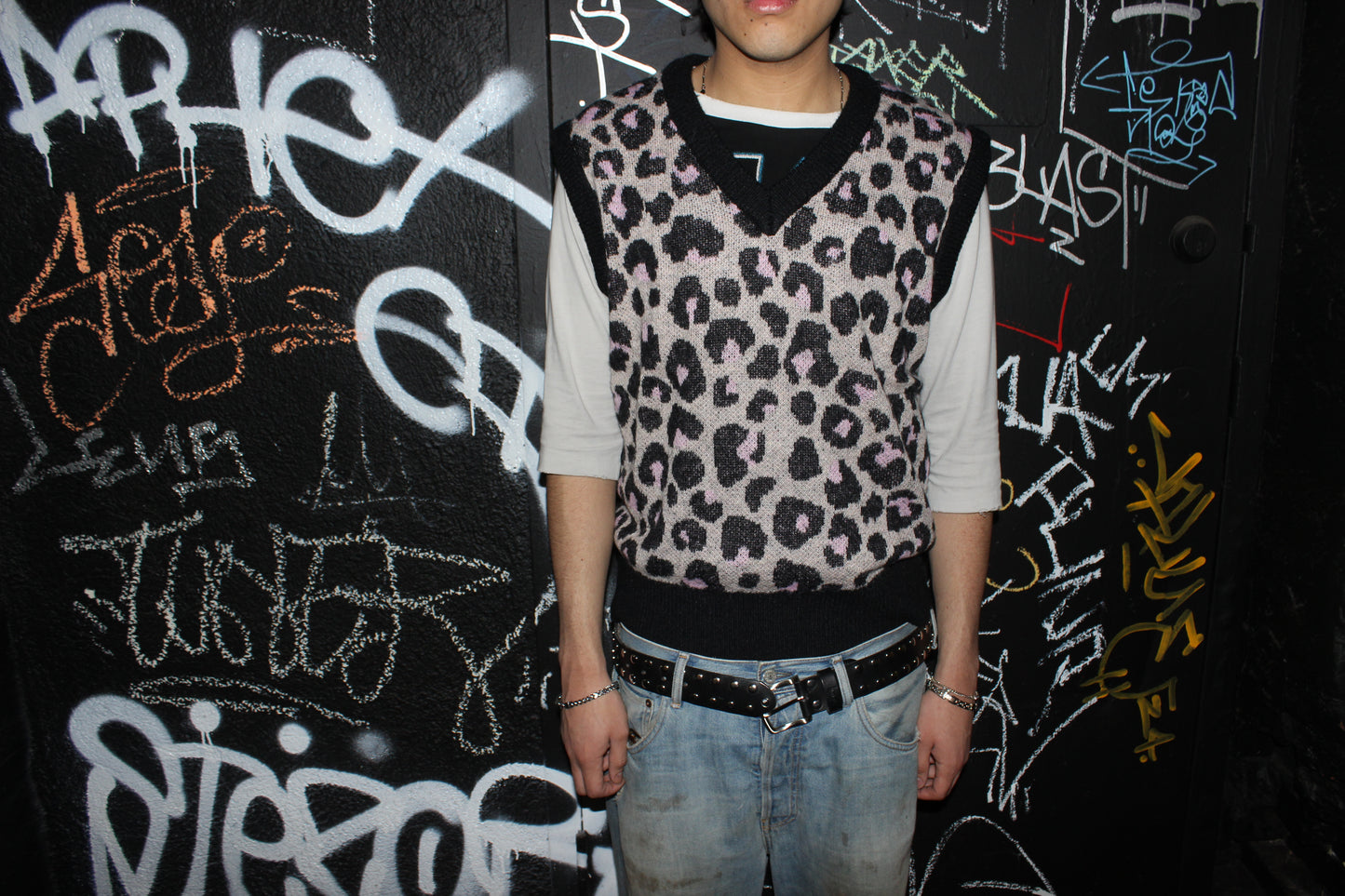 Ocelot Mohair Vest