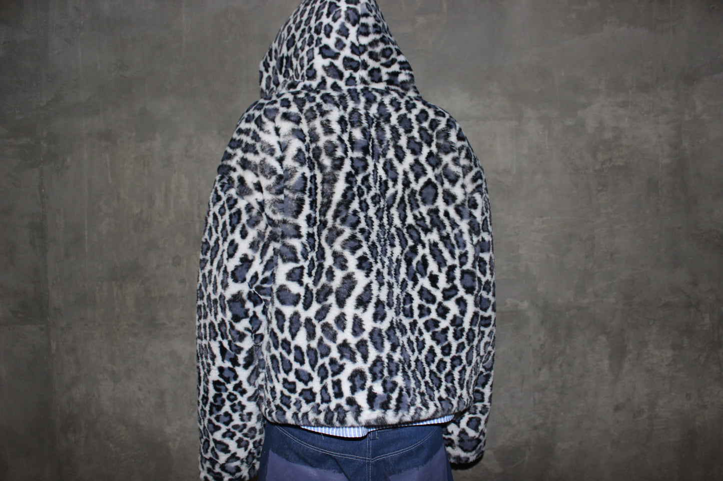Leopard fur jacket