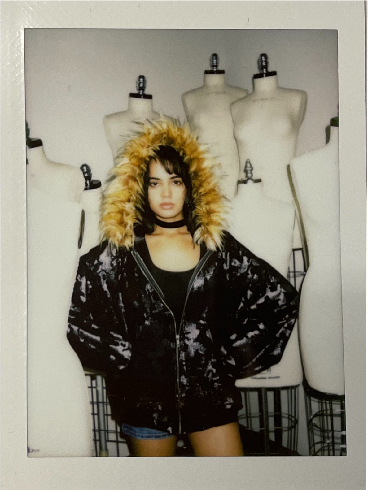 Allure Fur Hoodie V2 ² “Midnight Glitter”