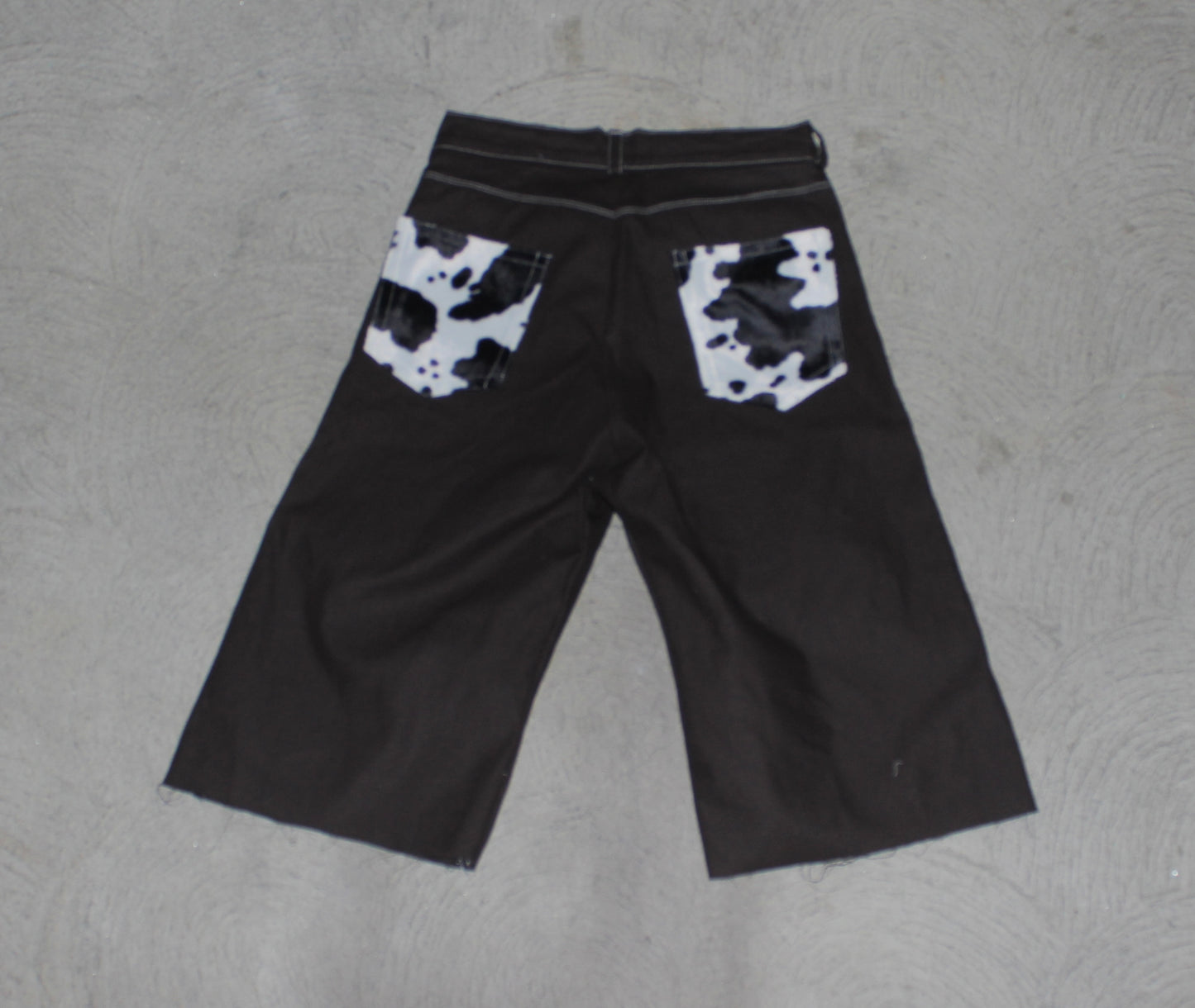 Cow doubleknee shorts