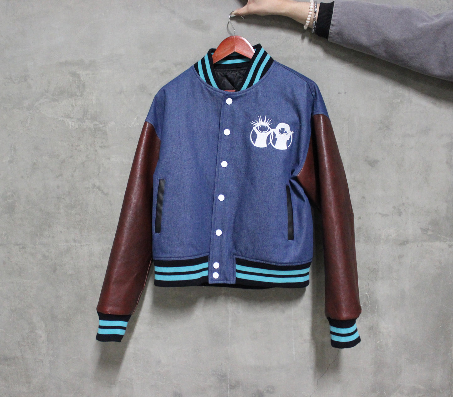 1/1 Sample Denim Varsity Jacket