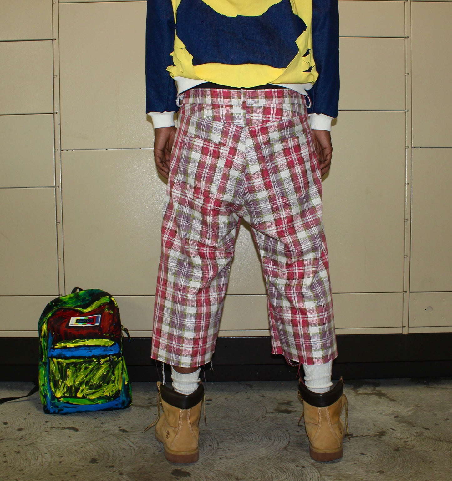 Plaid Doubleknee shorts