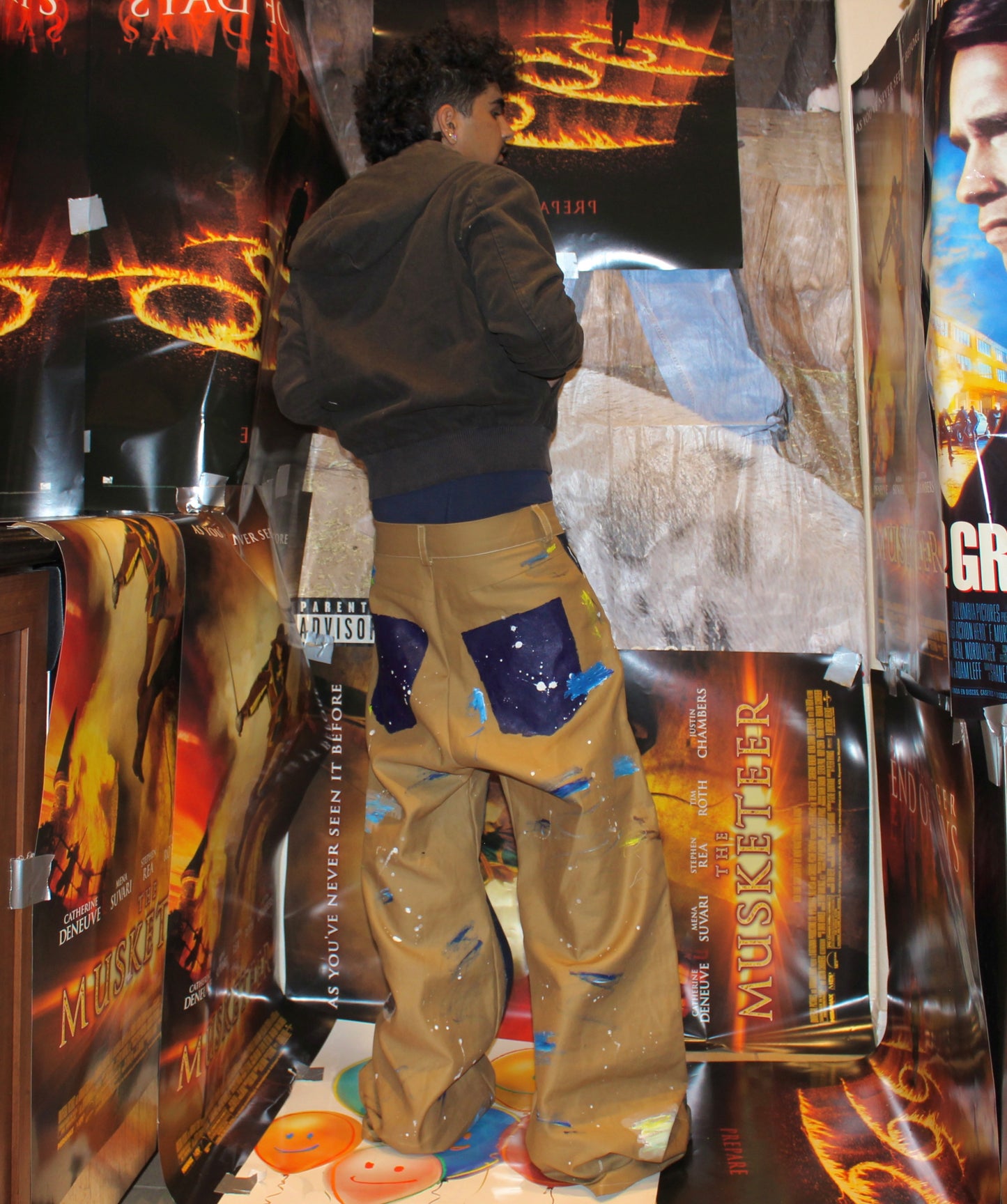 Doubleknee workwear paint pants