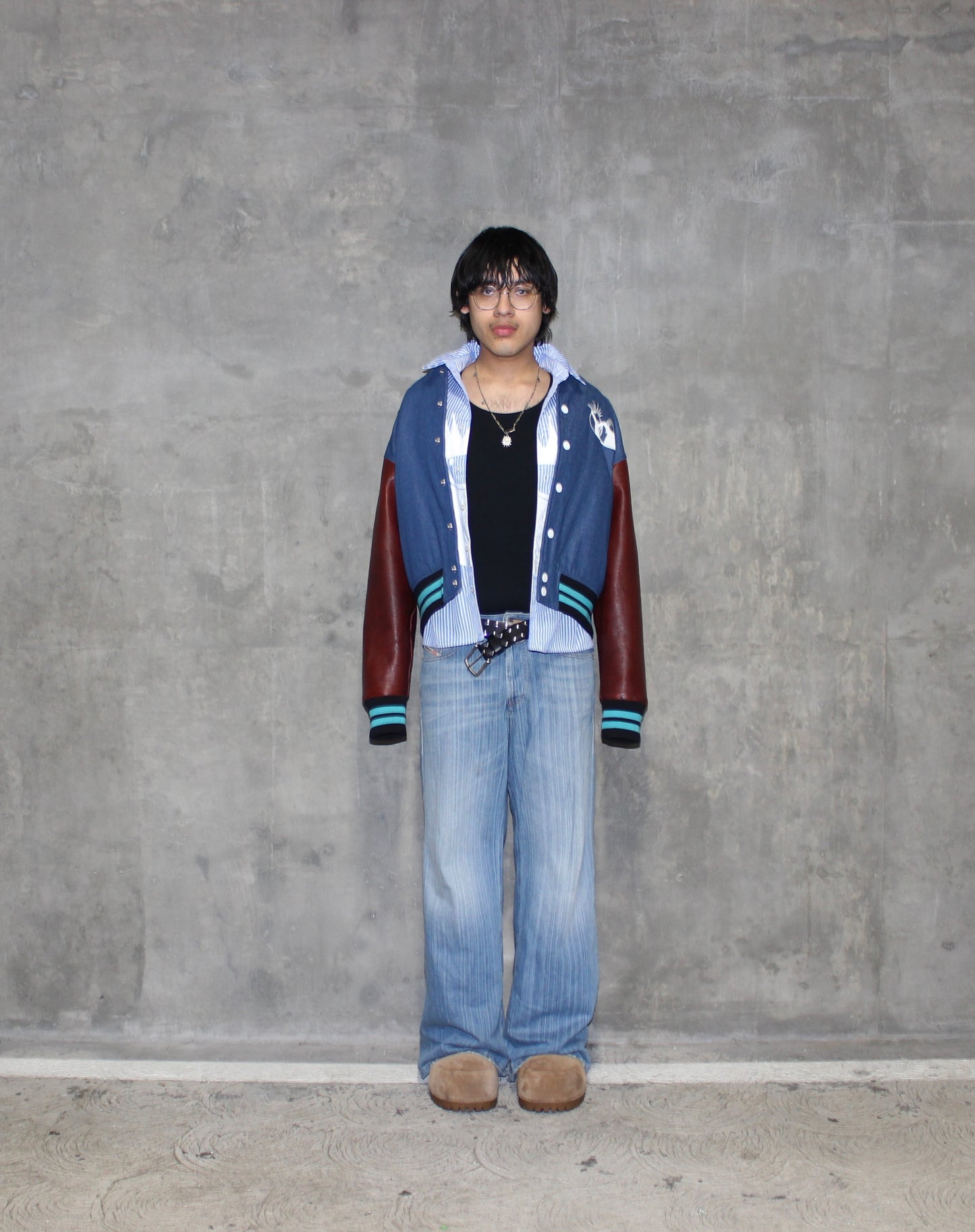 1/1 Sample Denim Varsity Jacket