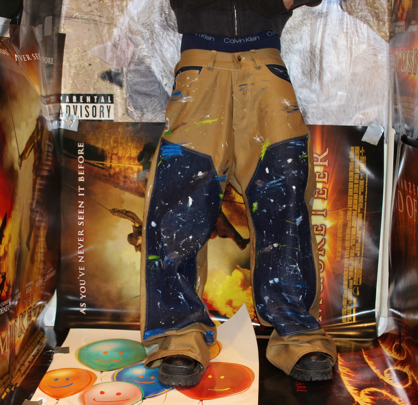 Doubleknee workwear paint pants
