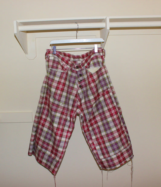 Plaid Doubleknee shorts