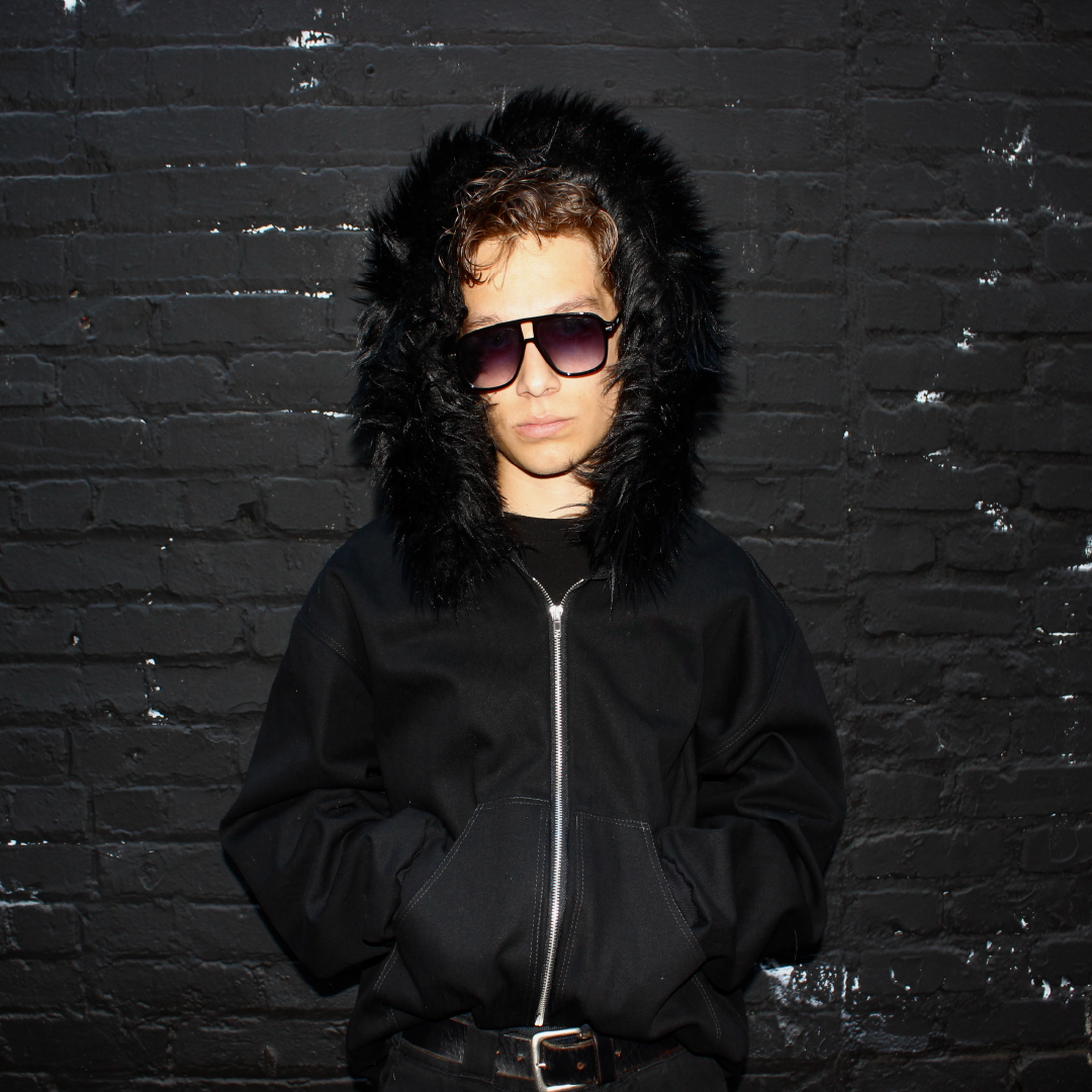 Allure Fur Hoodie V2 Black