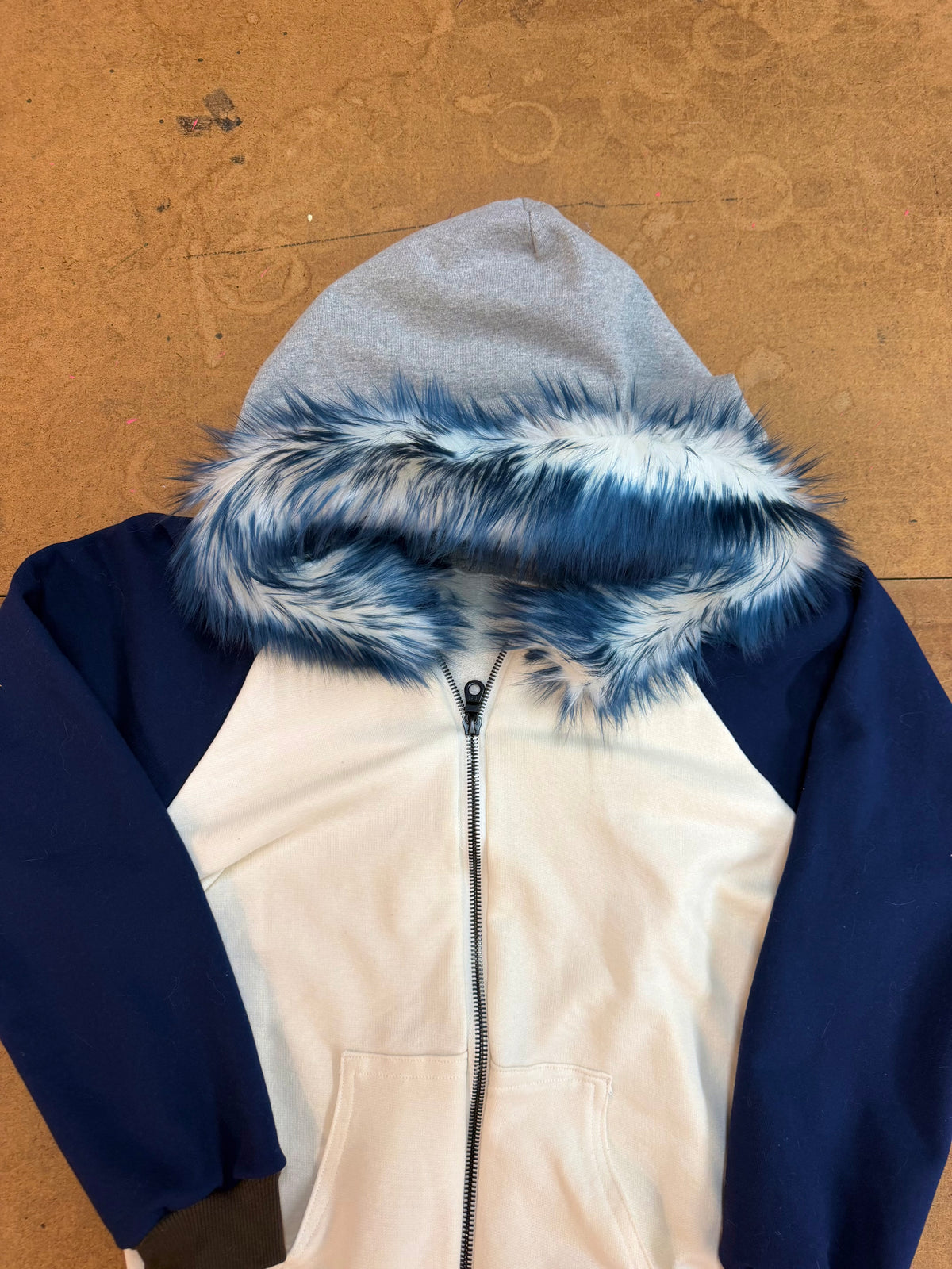 Light Fur Hoodie