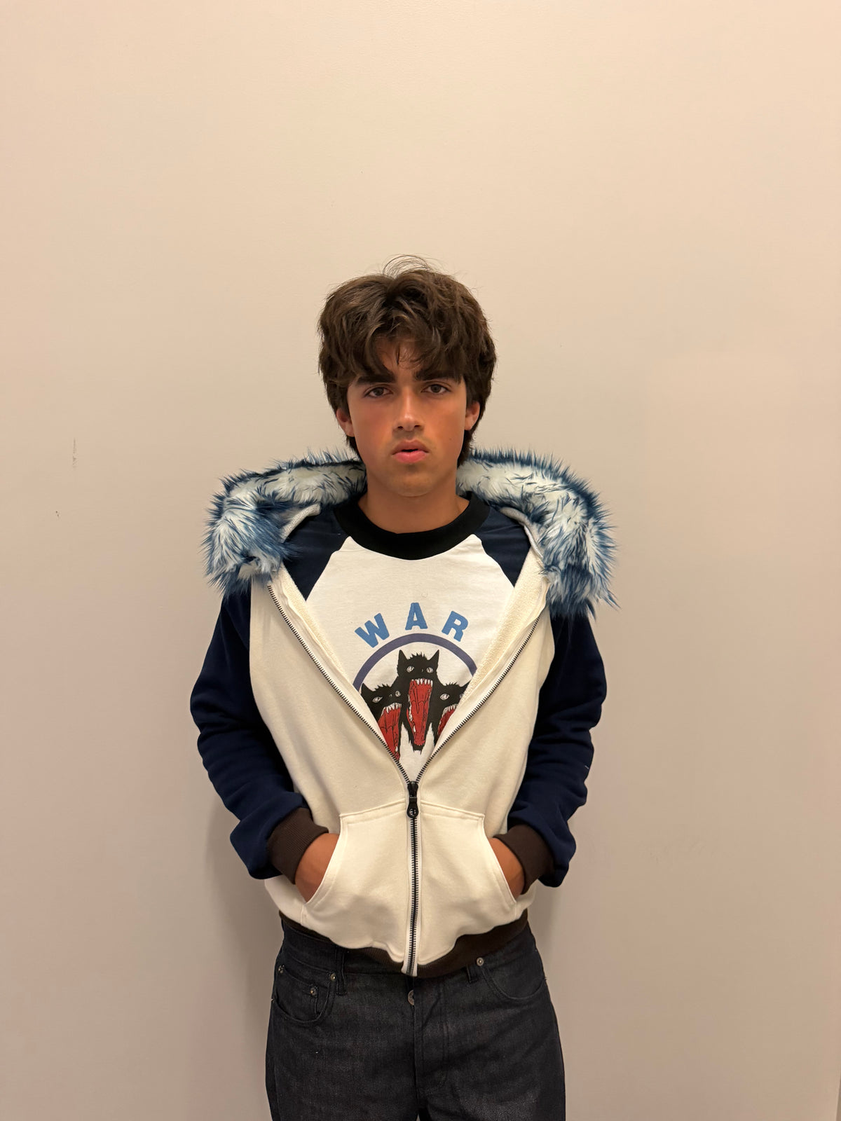 Light Fur Hoodie