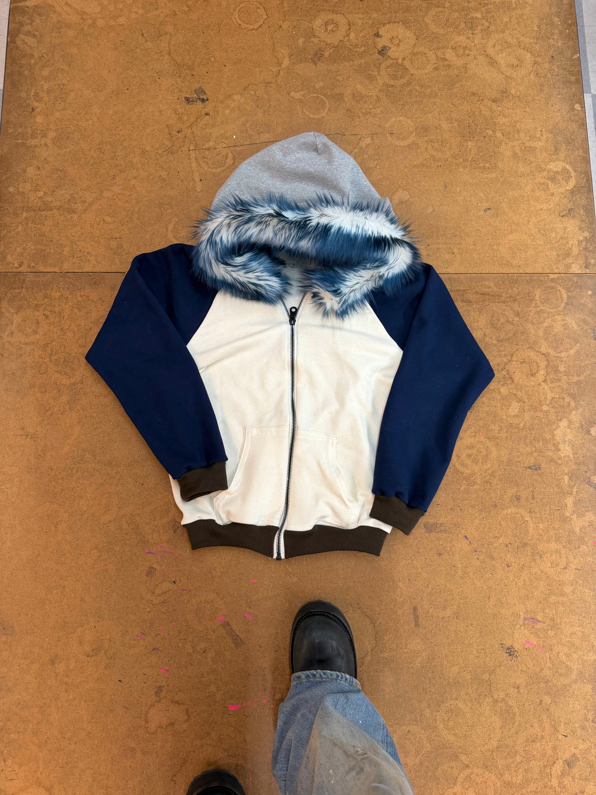 Light Fur Hoodie