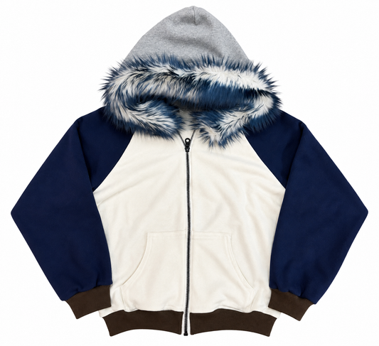 Light Fur Hoodie