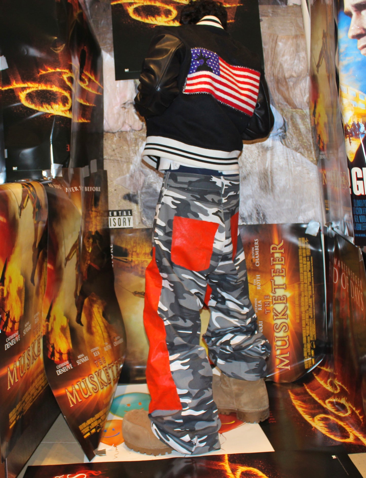 Camo painted pants