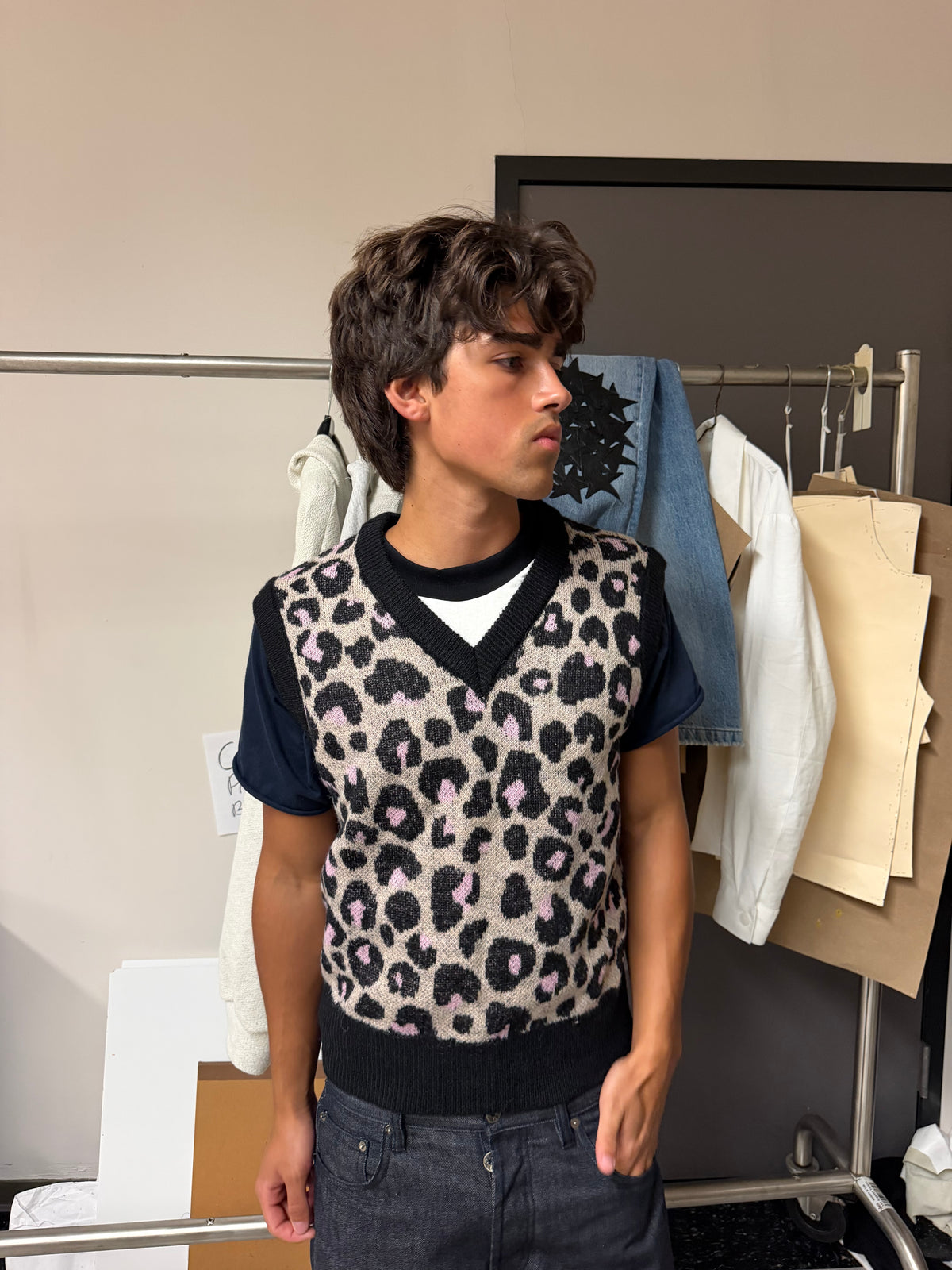 Ocelot Mohair Vest