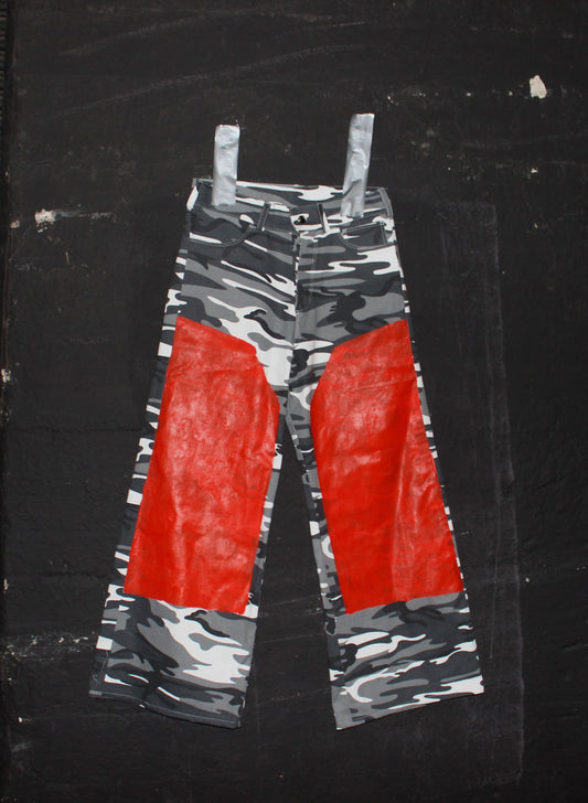 Camo painted pants