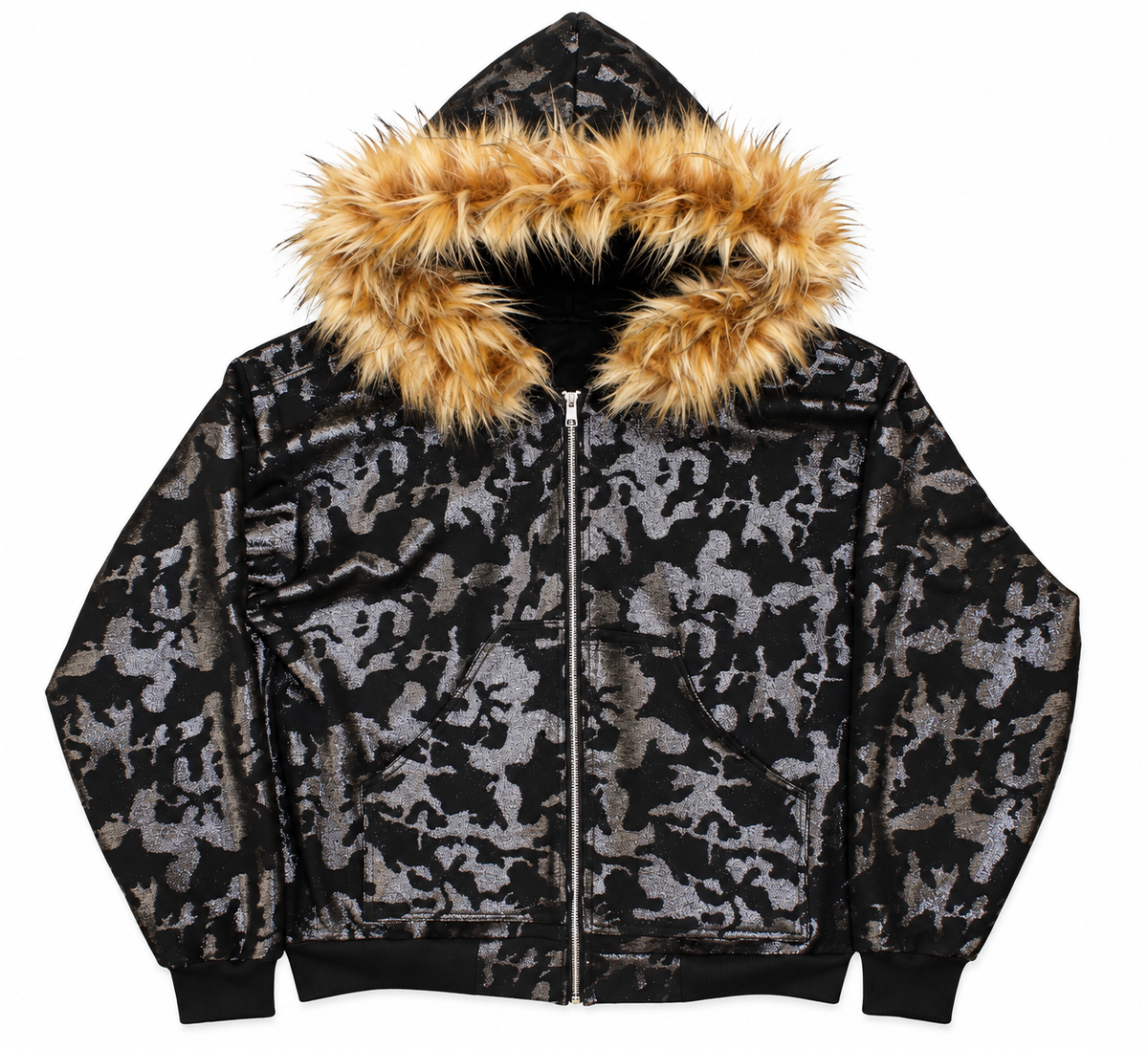 Allure Fur Hoodie V2 ² “Midnight Glitter”