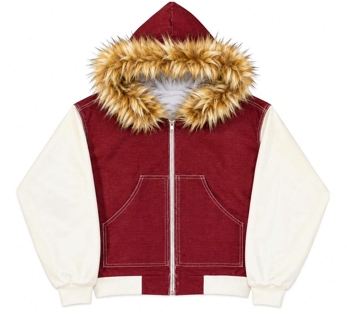Allure Fur Hoodie V2 ² “Lipstick”