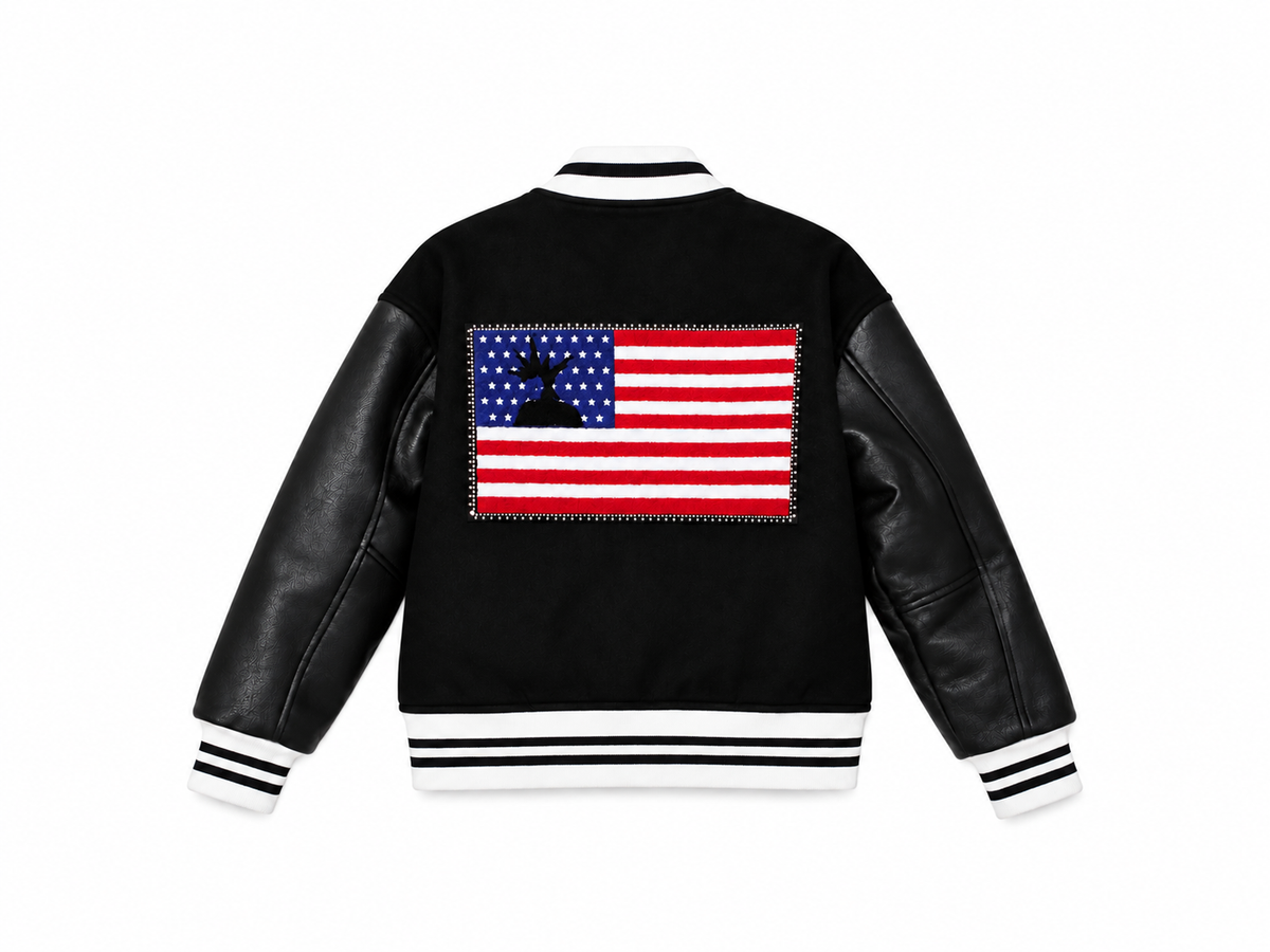 sample Flag Varsity Jacket