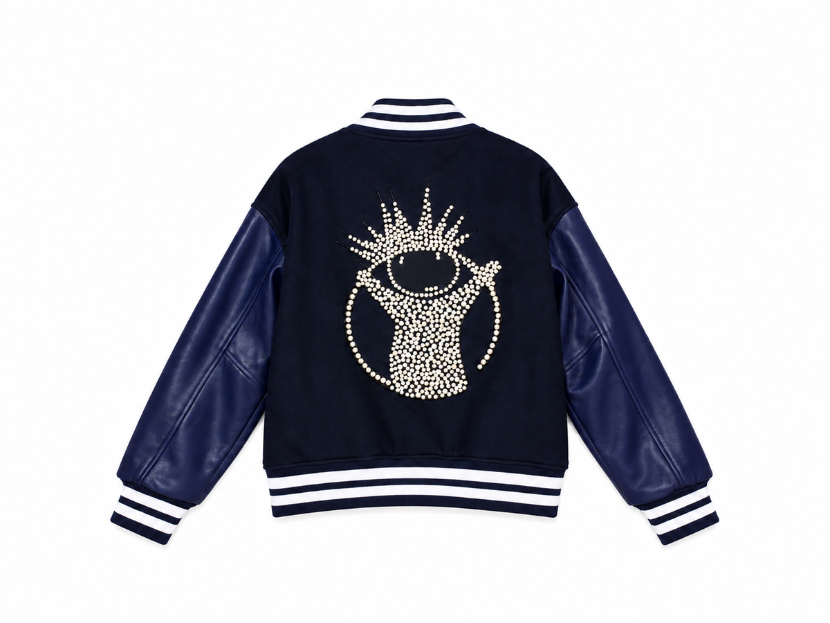Sample Pearl Varsity Jacket