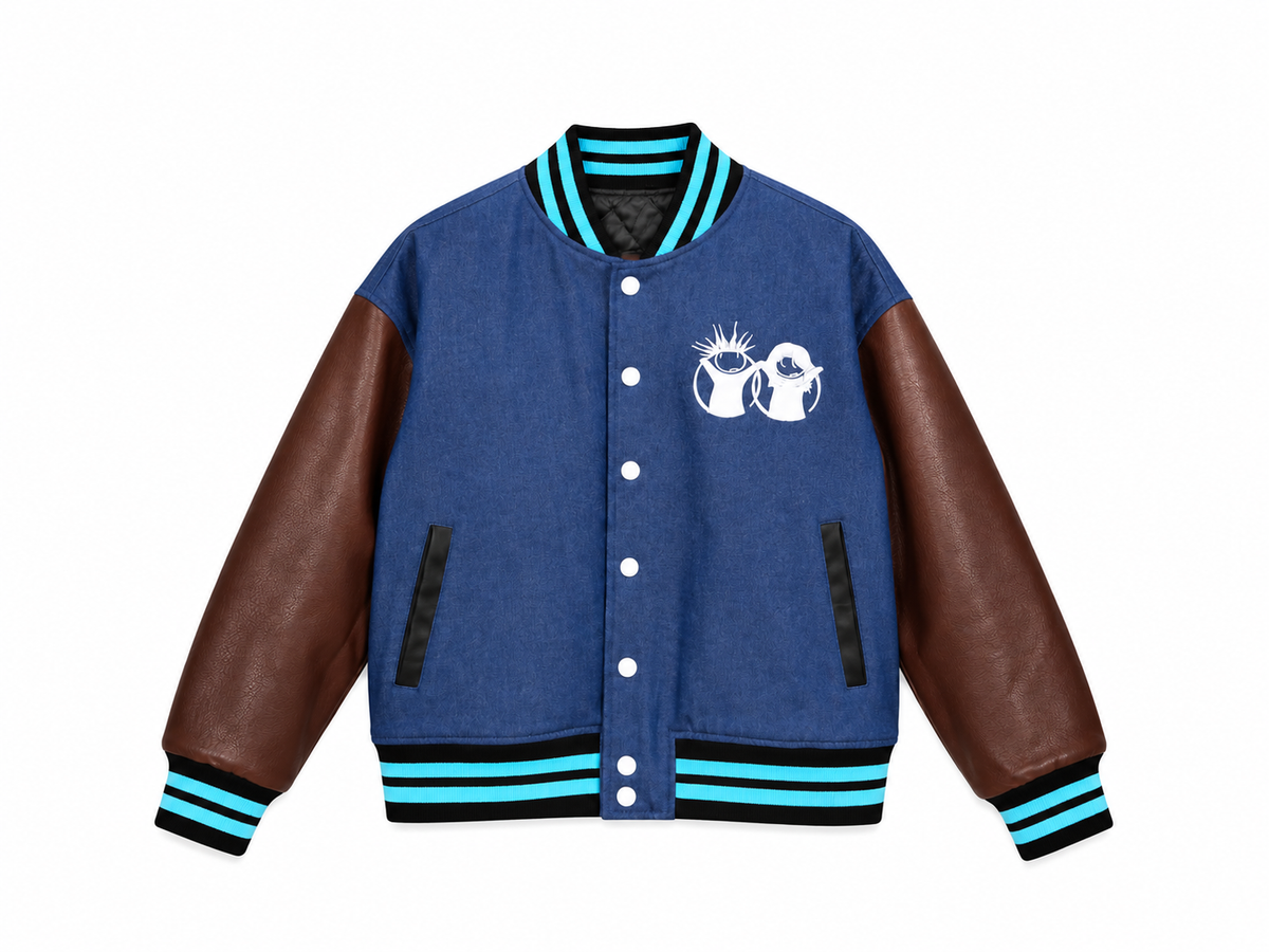Sample Denim Varsity Jacket