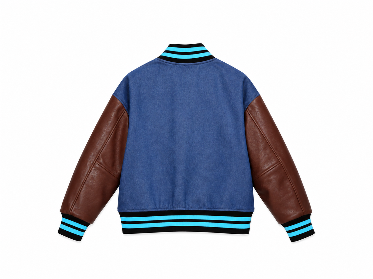 Sample Denim Varsity Jacket